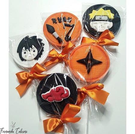 Kit Cortadores Naruto - Itens + Rosto 5cm