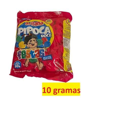 Imagem de Kit Cosme Damião c/ 100 un Pipoca Doce + 100un Sacolas 33X24