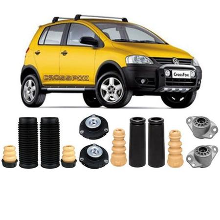 Kit Coxim Batente Amort Diant Traseiro Crossfox 2009 2010 11 - Auto Flex Imagem de Kit Coxim Batente Amort Diant Traseiro Crossfox 2009 2010 11