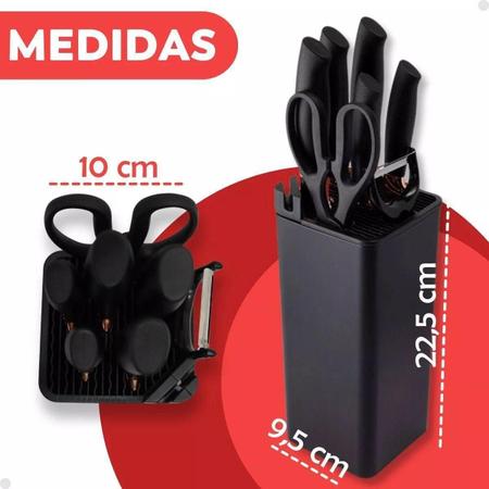 Kit Cozinha 8 Peças Gourmet - Zonne Imagem de Kit Cozinha 8 Peças Gourmet