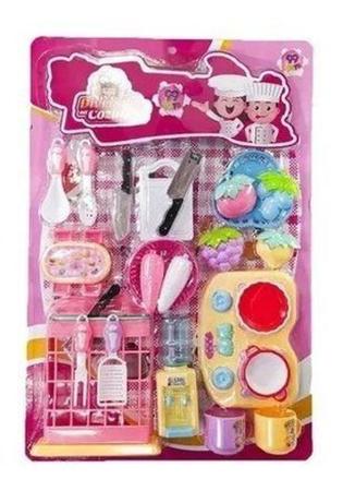 Kit Cozinha Infantil Jogo De Chá Rosa Menina 22 Acessórios - Zuca Toys -  Jogo de Chá Infantil - Magazine Luiza