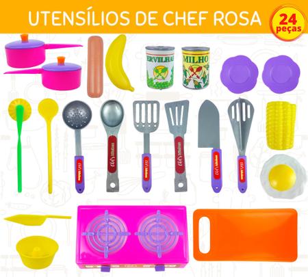 Comidinha Infantil Cozinha Frutas Cortar Jogo Pop It X24