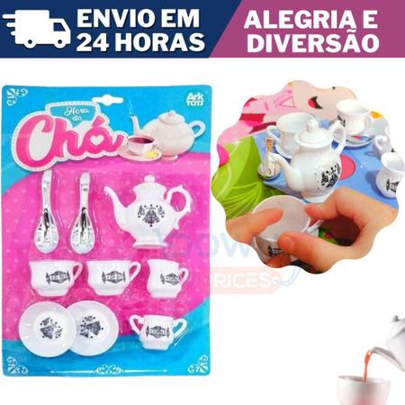 Conjunto De Chá Com 19 Peças De Brinquedo Infantil - Compre Agora