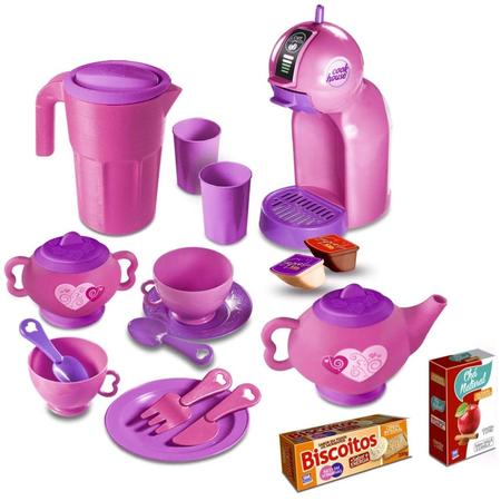 Jogo de cozinha infantil rosa