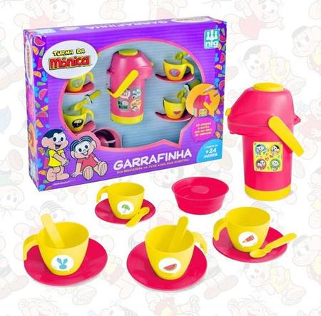 Kit Jogo de Cozinha Brinquedo Infantil Hora do Café Chá Conjunto