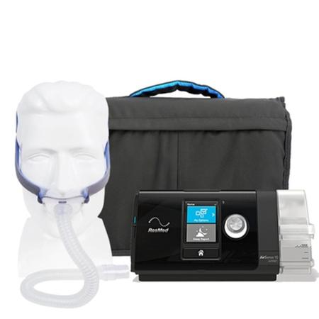 Imagem de Kit CPAP automático AirSense 10 AutoSet com Umidificador + AirFit P10