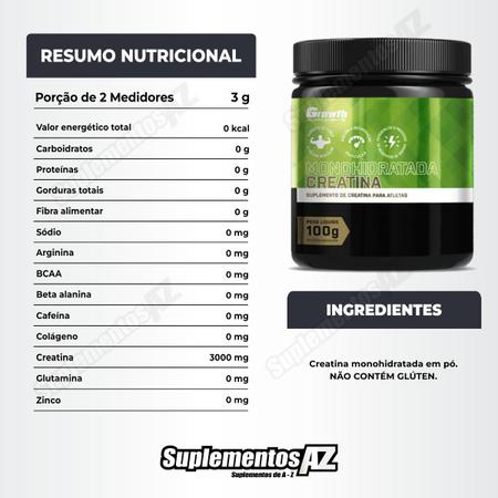 Imagem de Kit Creatina 250g + Creatina 100g Monohidratada Growth