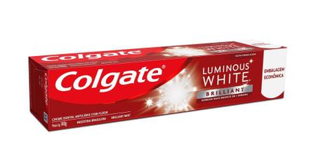Imagem de Kit Creme Dental Colgate Luminous White Brilliant Mint 140g com 6 unidades