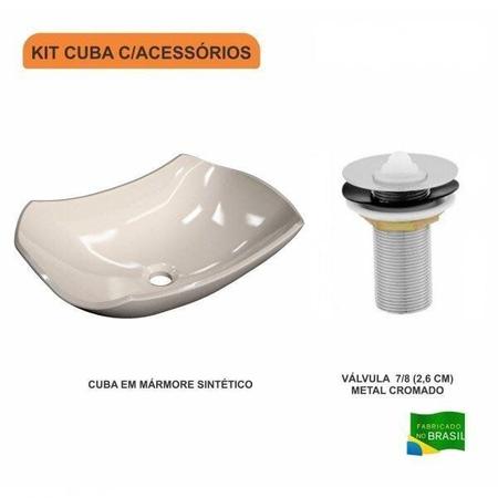 Imagem de Kit Cuba L42 com Válvula Metal 1'' Compace