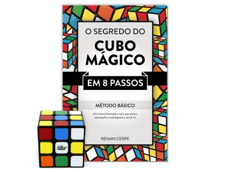 Imagem de Kit Cubo Mágico 3x3 Profissional Fellow Cube + Livro: O Segredo Do Cubo Mágico