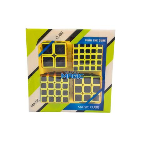 Box Cubo Mágico Original 2x2 + 3x3 Triangular Profissional Multi Cor  Qualidade Magic Cube Infantil Resistente Rapido - Mundo Do Comercio - Cubo  Mágico - Magazine Luiza