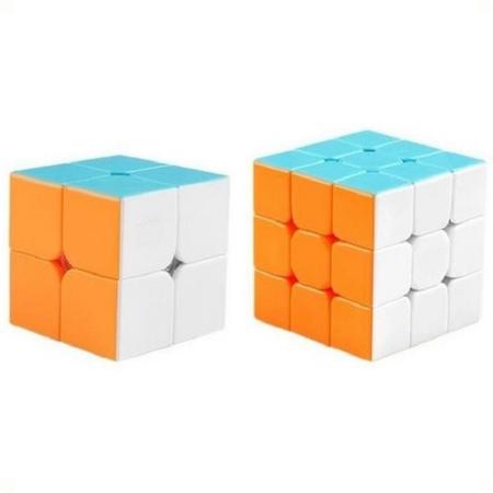 Kit Cubo Mágico 3x3x3 + Cubo Mágico 2x2x2 Original Moyu - Patricinha Make -  Loja Completa de Maquiagem e Acessórios