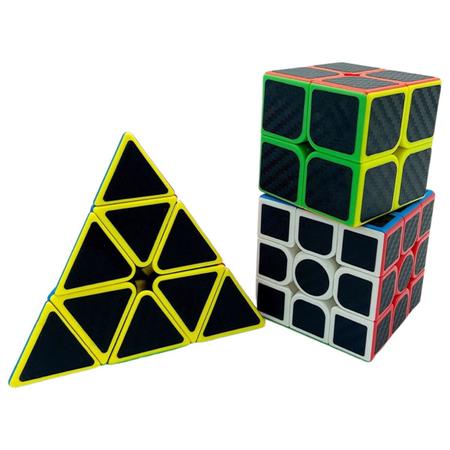 Kit Cubo Mágico Profissional 2x2, 3x3,brinquedo Piramix - Jmix - Cubo Mágico  - Magazine Luiza