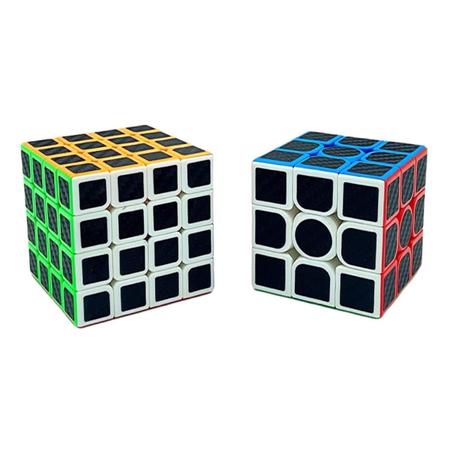 Kit Cubo Mágico Profissional MoYu 3x3 e 4x4 Carbon - Cubo Mágico - Magazine  Luiza