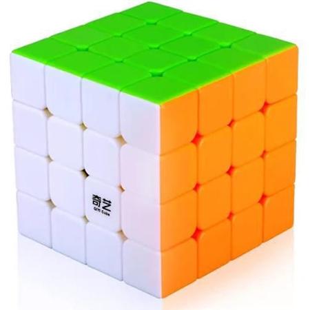 Kit Cubo Mágico Qiyi 2x2 + 3x3 + 4x4 + 5x5 Stickerlss