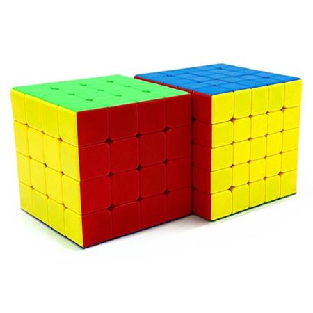 Kit Cubo Mágico Quebra Cabeça Profissional MoYu 4x4 e 5x5 - Cubo Mágico -  Magazine Luiza