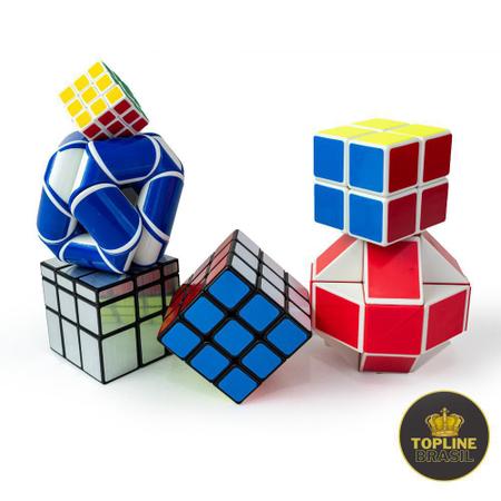 Kit Cubo Mágico Séries Especial Cube 6 Modelos Nível - Fanxin - Cubo Mágico  - Magazine Luiza