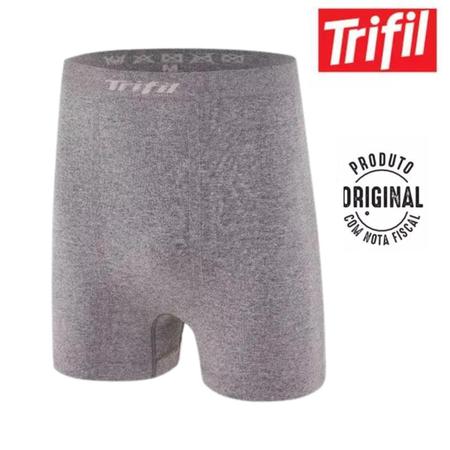 Imagem de Kit Cueca Boxer Plus Size Masculino Trifil - Tam.GG1 - Cor:Mescla + Kit 3 Meias Sapatilha Tamanho:39 - Cor:Preto