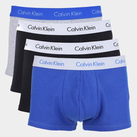 Kit Cueca Calvin Klein Trunk Low Rise 4 Peças - Cueca - Magazine Luiza