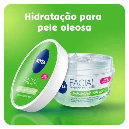 Imagem de Kit Cuidado Facial Skin Care Nivea Pele Mista e Oleosa  - Gel Hidratante / Tônico Adstringente / Sabonete de Gel de limp
