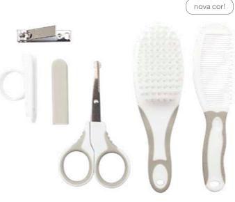 Imagem de Kit cuidados escova, pente, tesoura e cortador Buba
