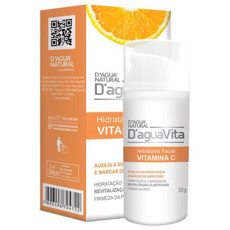 Imagem de Kit D'Agua Natural  Hidratante Facial Cleanser Vitamina C