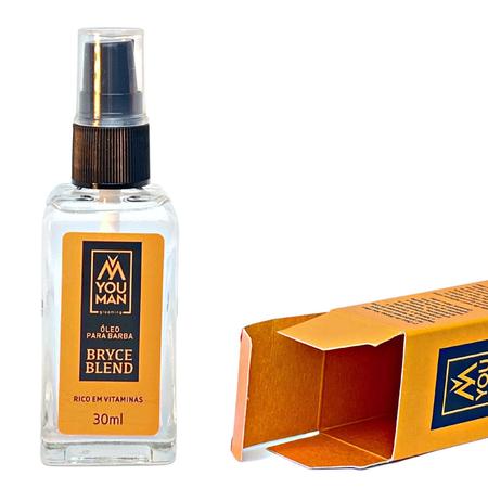 Imagem de Kit da linha Bryce Blend da You Man: balm fortificante + shampoo esfoliante + óleo para barba