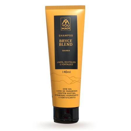 Imagem de kit da linha Bryce Blend da You Man: shampoo fortificante + balm + óleo para barba