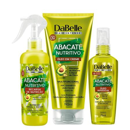 Imagem de Kit DaBelle Hair Abacate Nutritivo Estrelas (3 produtos)