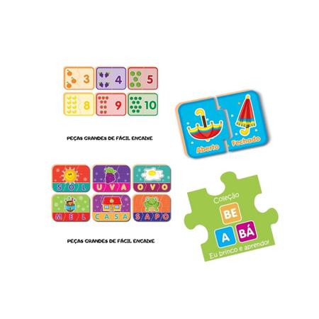 Kit 3 Jogos Educativos em Madeira Cores Números e Opostos Nig - Jogos  Educativos - Magazine Luiza