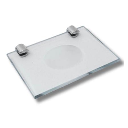 Imagem de Kit de Acessórios p/ Banheiro 5 Peças em Vidro Incolor 8 Mm - Modelo reto