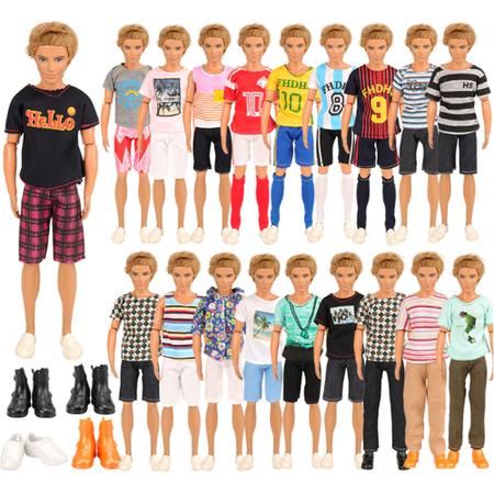 Kit com 10 Conjuntos De Roupas Para Bonecas Barbie - Não Repete - Sheilinha  - Roupa de Boneca - Magazine Luiza