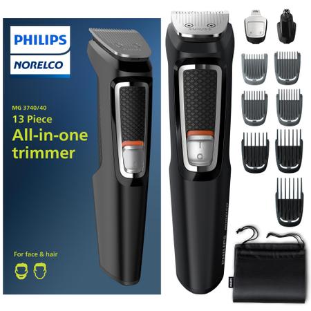 Imagem de Kit de aparador multifuncional Philips Norelco Multi Groomer MG3740/40