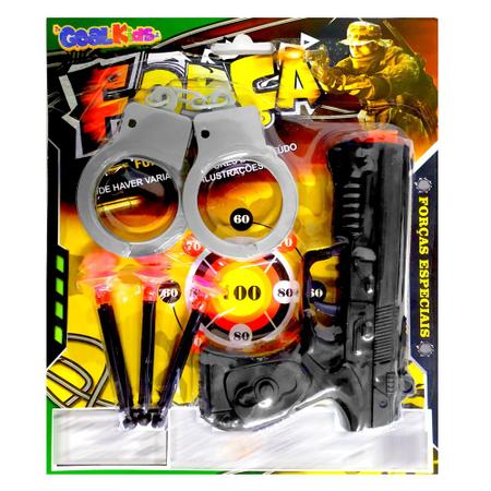 Kit de Arminha Militar Camuflada e Preta Nerf Lança Dardos - OM Utilidades  - Lançadores de Dardos - Magazine Luiza