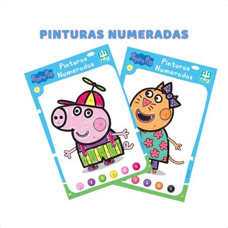 Kit de Atividade Jogo da Memória Pintura Dominó Peppa Pig Brinquedo  Educação Infantil Lógica Presente - Nig 0527 - Nig Brinquedos - Jogos de  Memória e Conhecimento - Magazine Luiza