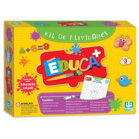 Kit de Atividades Educação Infantil Alfabetização Pintura Jogo da Memória  Patrulha Canina Brinquedo Educativo- Nig 0688 : : Brinquedos e  Jogos