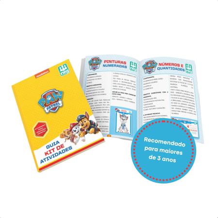 Kit de Atividades Educação Infantil Alfabetização Pintura Jogo da