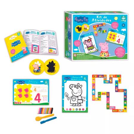 Kit de Atividades Infantil - Peppa Pig - Nig Brinquedos