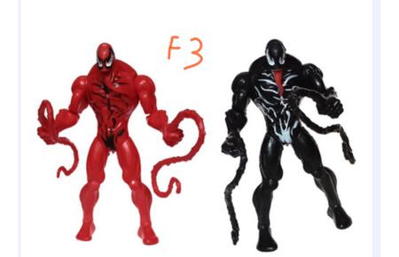 Imagem de Kit De Bonecos Miniaturas Marvel Homem Aranha carnificina Venom