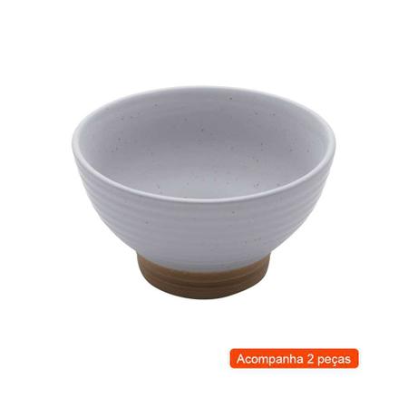Imagem de Kit de Bowls com 2 Peças Romance Cinza 500 ml
