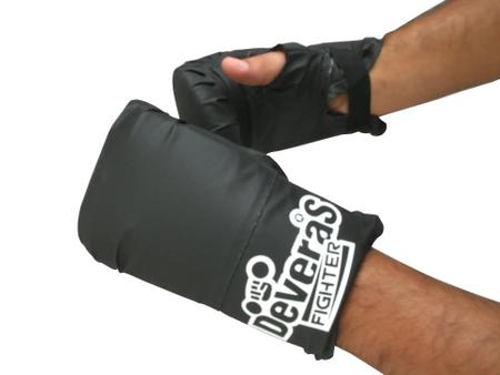 Imagem de kit de boxe saco de pancada profissional cheio + par de luvas bate saco luva de boxe - saco de boxe 60 cm