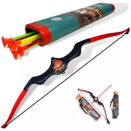 Kit De Brinquedo Arco E Flecha Com Bolsa E Flechas Ventosas - Zoone Imagem de Kit De Brinquedo Arco E Flecha Com Bolsa E Flechas Ventosas