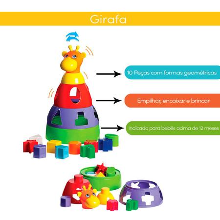 Imagem de Kit de Brinquedos Educativos Bebês Menino e Menina 1 ano