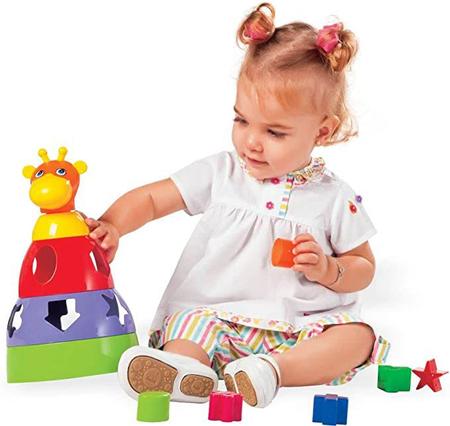 Imagem de Kit de Brinquedos Educativos de Empilhar e Montar para Bebês