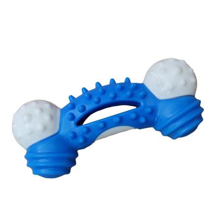 Imagem de Kit de Brinquedos para Cachorros 4 mordedor  Pet Bola interativa osso nylon bola corda