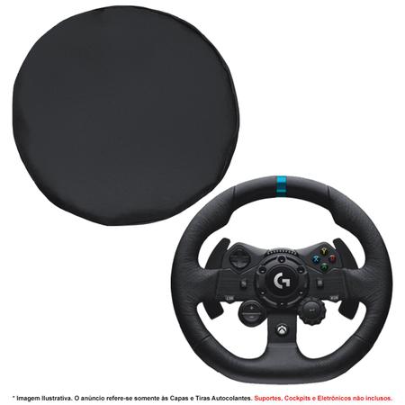 Imagem de Kit de Capas Protetoras p/ Volante, Base e Pedais G25 G27 G29 G920 G923 Simulador Gamer Logitech