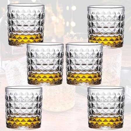 Imagem de Kit De Copos De Whisky 6 Copos Drinks Bar Bebida 273ml Vidro