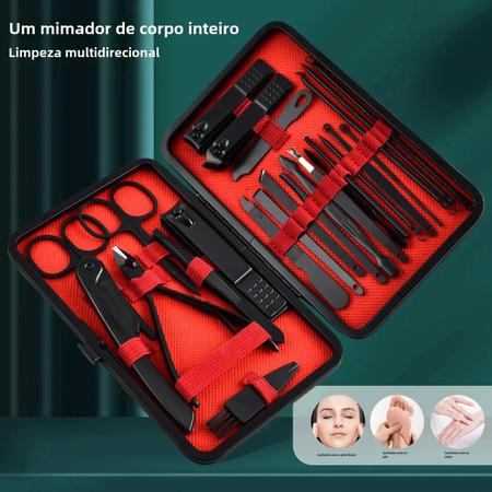 Imagem de Kit De Cortador De Unhas Resistente, Leve E Afiado, 7-24 Peças, Ferramentas De Manicure E Pedicure