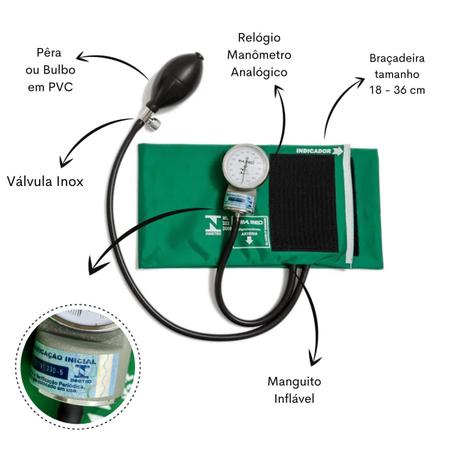 Kit De Enfermagem Completo Medidor Glicose Aparelho Pressao - PREMIUM, P.A. Med, INCOTERM Imagem de Kit De Enfermagem Completo Medidor Glicose Aparelho Pressao
