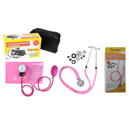 Imagem de Kit de enfermagem rosa premium com oxímetro